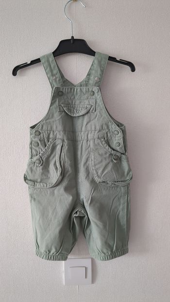 Salopette verte Obaïbi 3 mois
