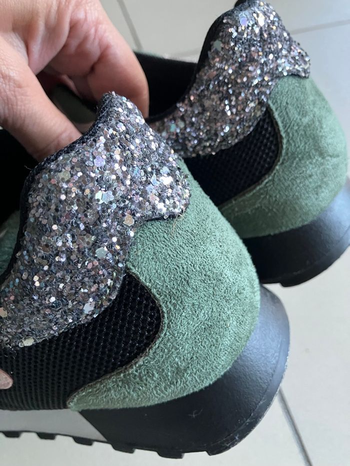 Basket Vanessa Wu noire femme taille 38 - photo numéro 8