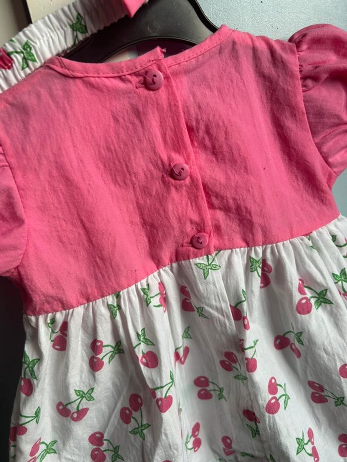 Robe manches courtes été, 6 -12 mois et bandeau - photo numéro 8