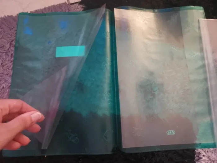 Lot de 2 protéges cahier + 1 classeur avec pochettes - photo numéro 2