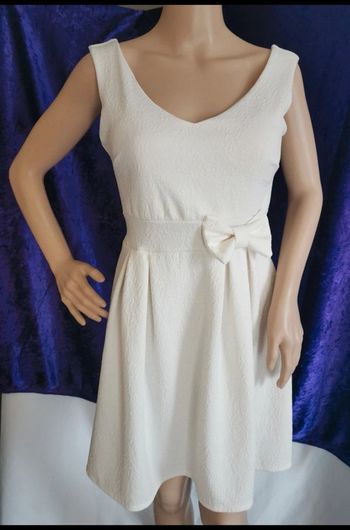 🌺Robe écrue. Taille 38. Pink Lady🌺
