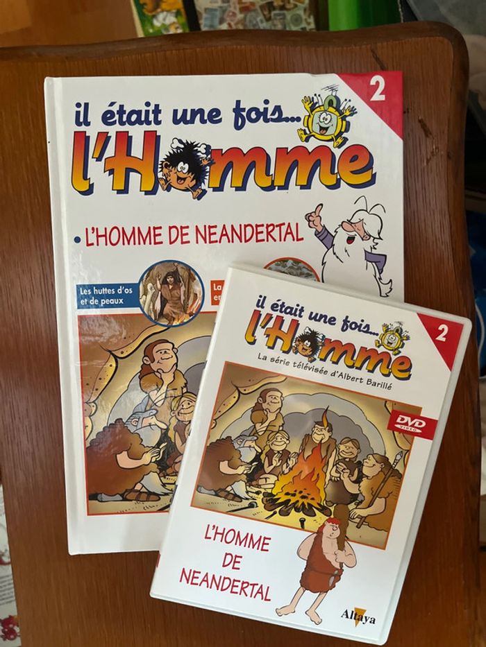 Livre + dvd l’homme de néandertal