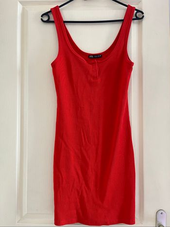 Robe moulante rouge