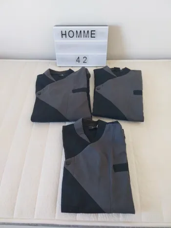 Lot de 3 vestes de cuisine professionnel Bragard  42/44