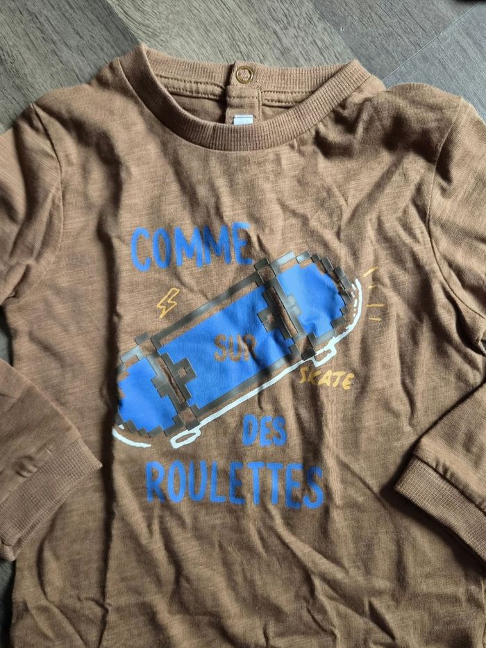 Lot de 3 t-shirts manches longues garçon. Taille 3 ans. Gémo, Tex. TBE - photo numéro 3