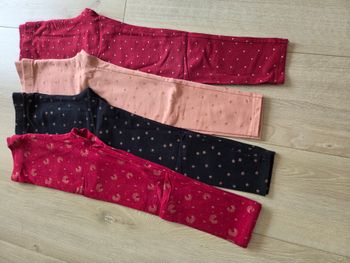 lot 4 leggings chauds