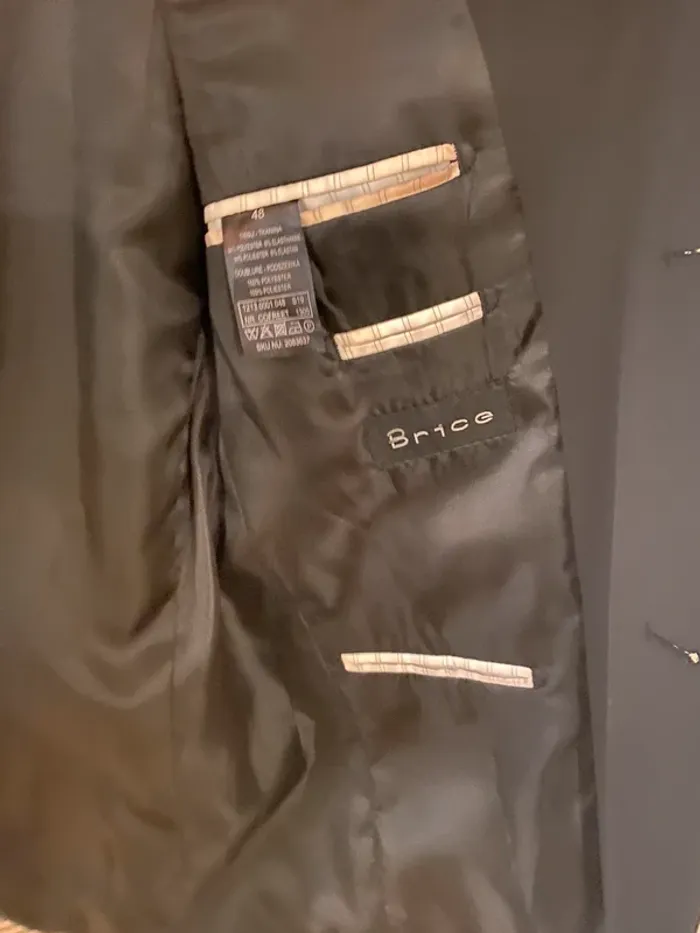 Veste de costume noire Bricevtaille 48 - photo numéro 5