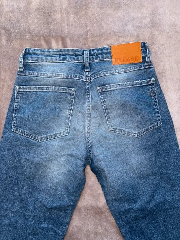 Jean femme Please taille XXS bleu en très bon état - photo numéro 10
