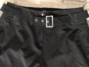 Pantalon fluide noir avec ceinture taille 40