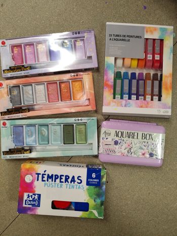 Lot peinture aquarelle