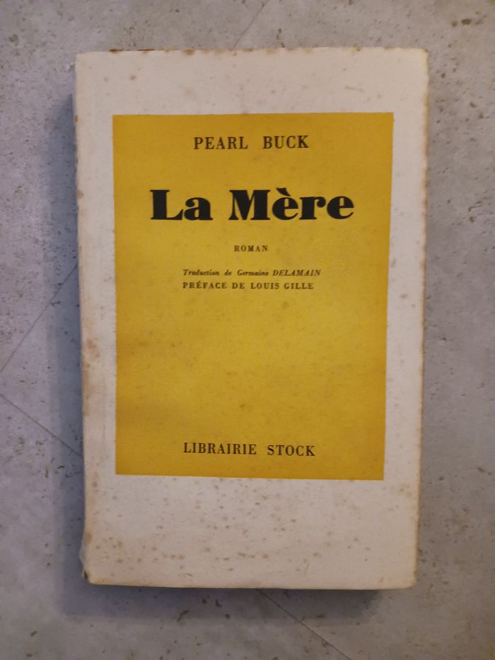 livre ancien La mère Pear Buck
