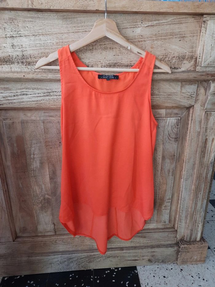 Top asymétrique cache cache taille S