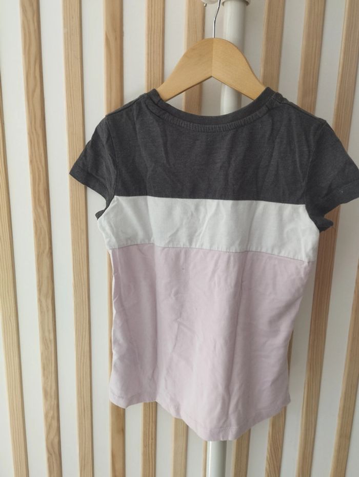 T-shirt reebok rose gris 9/10ans - photo numéro 2