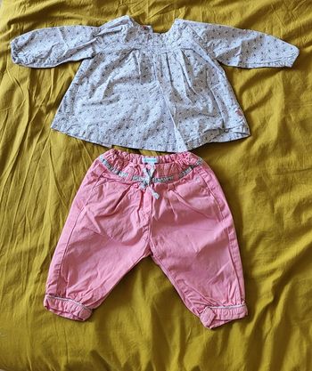 Ensemble blouse et pantalon