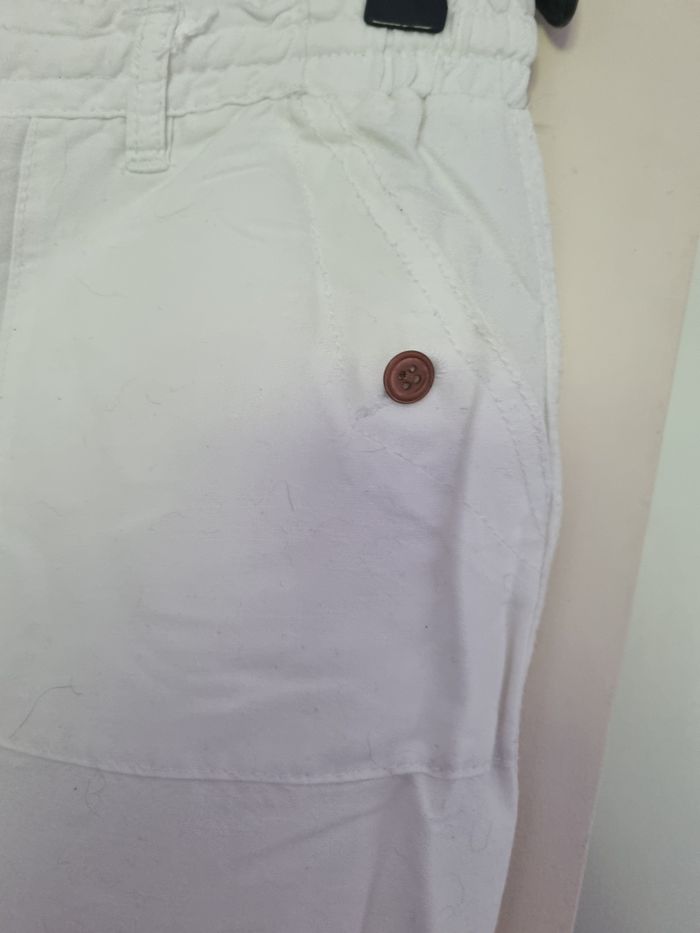 Pantalon blanc lin - photo numéro 2