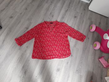 Blouse rouge