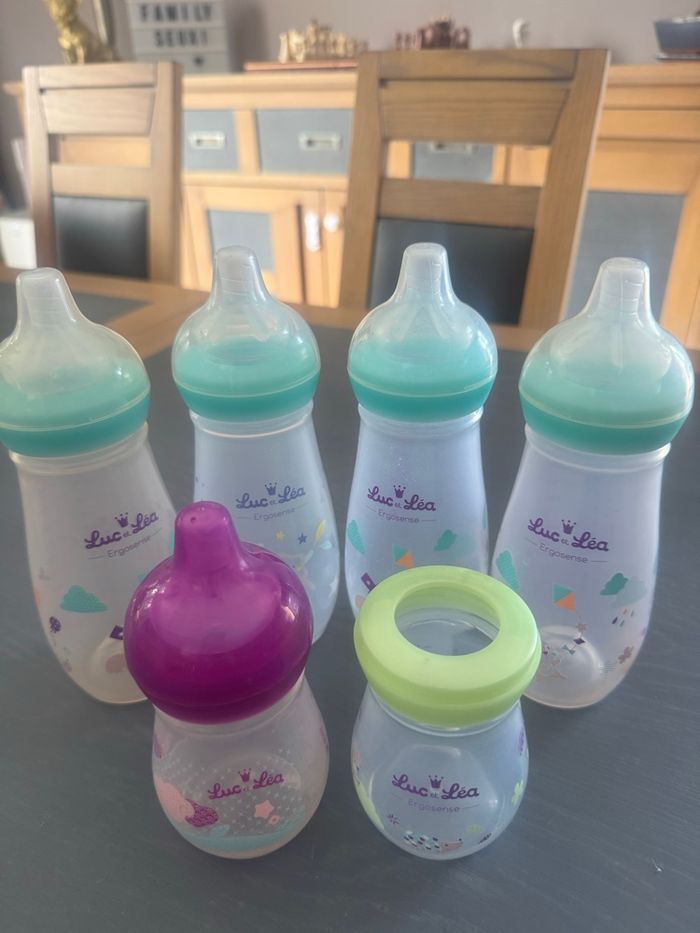 6 Biberons plastiques Luc et Léa - photo numéro 3