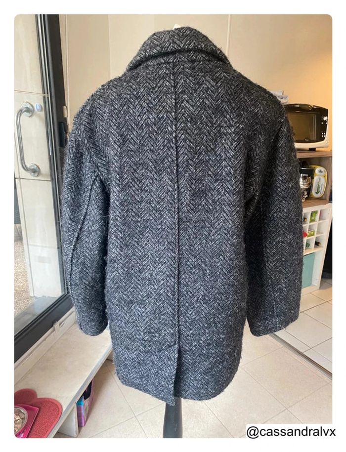 Manteau en laine gris - Isabel Marrant - photo numéro 7