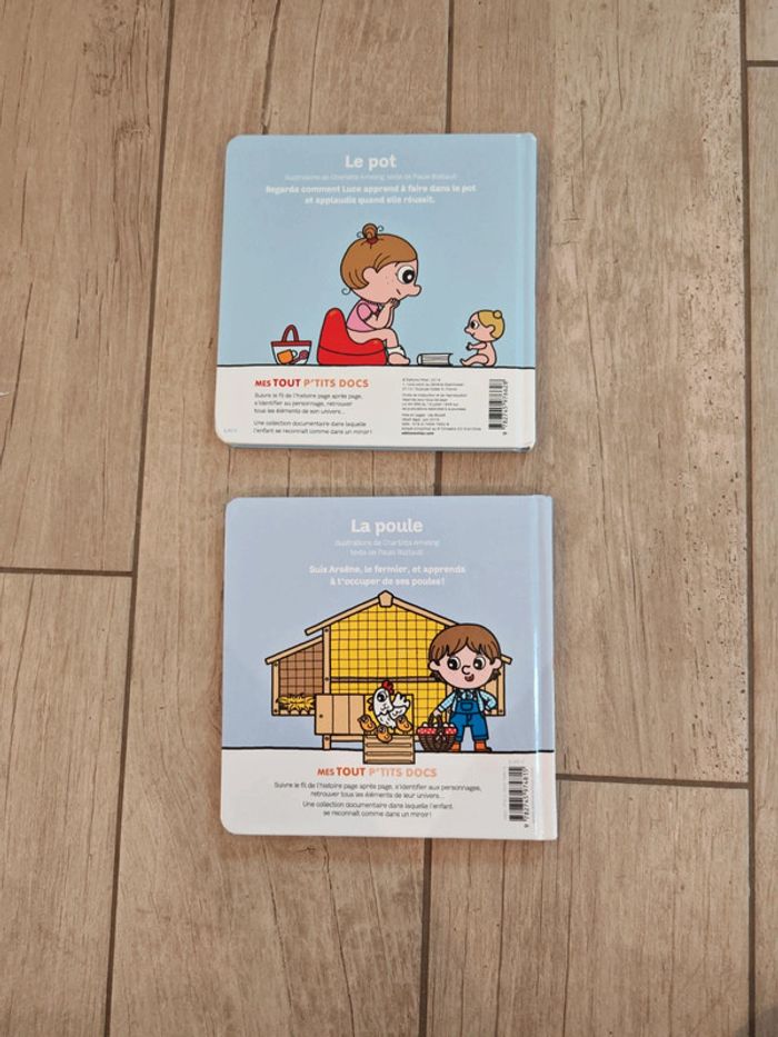 Lot de 2 livres bébé "tout p'tits docs" - photo numéro 2