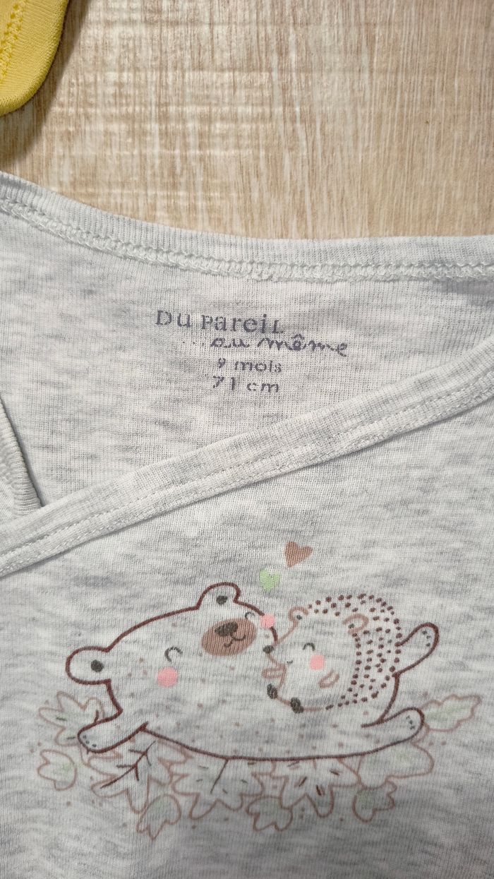 Lot de vêtements bébé taille 9 mois petit béguin - photo numéro 8