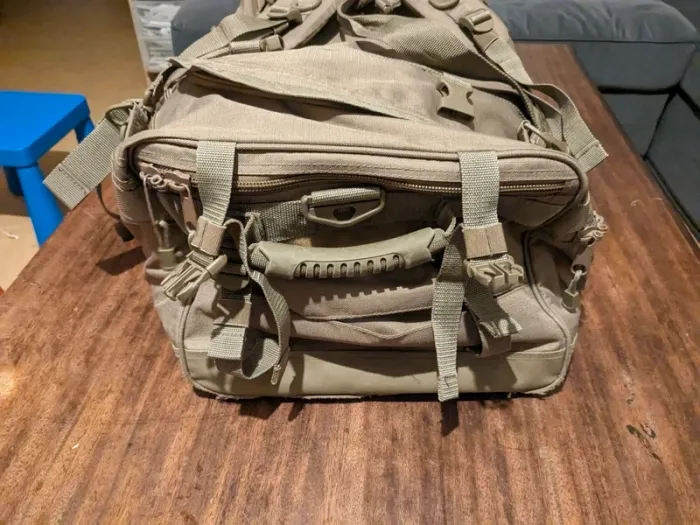 Sac armée française dotation 2012 - 120 L - kaki. - photo numéro 5