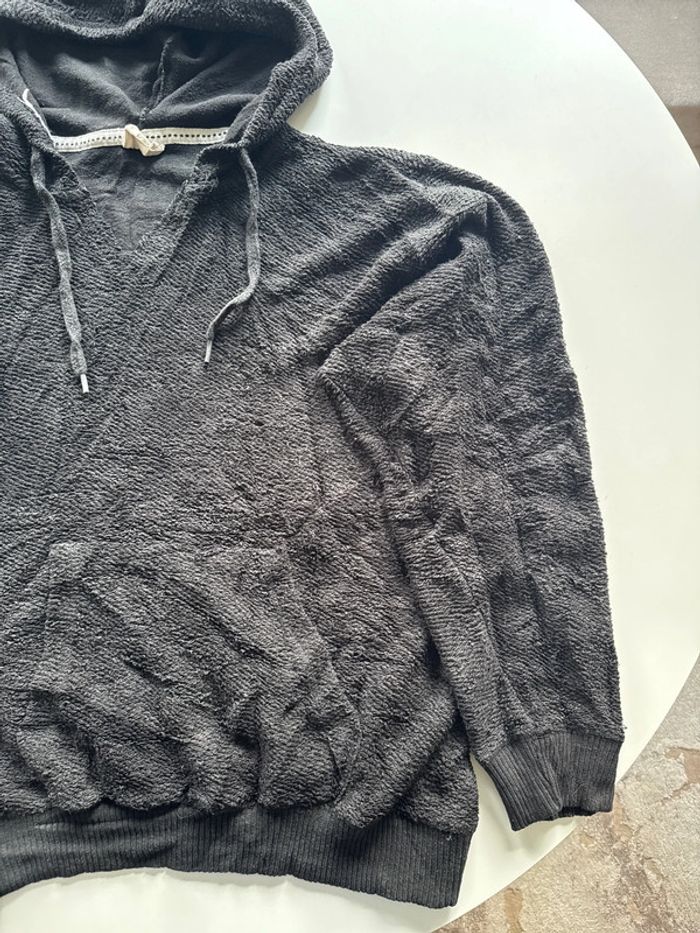 Sweat à capuche noir bouclette – Southern Spirit – Taille L - photo numéro 3