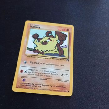Carte pokemon mankey 61/82