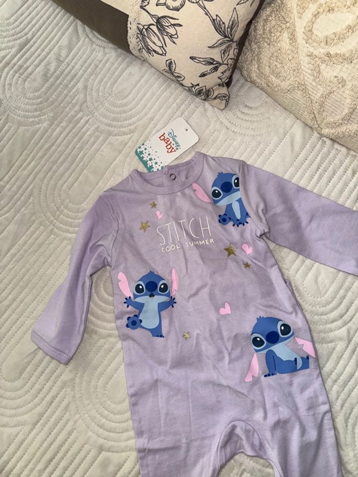 Pyjama stitch couleur Lila neuf 6 mois - photo numéro 3