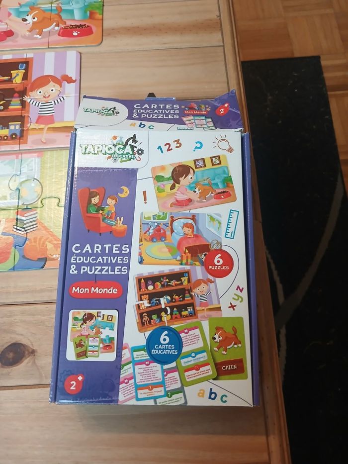 Cartes éducatives et puzzle - photo numéro 2
