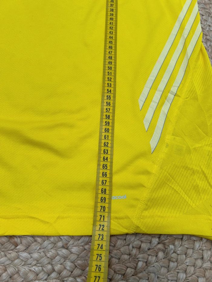 Débardeur Homme Adidas Jaune | Taille L | Très Bon État | Légère Trace | #TM82 - photo numéro 6
