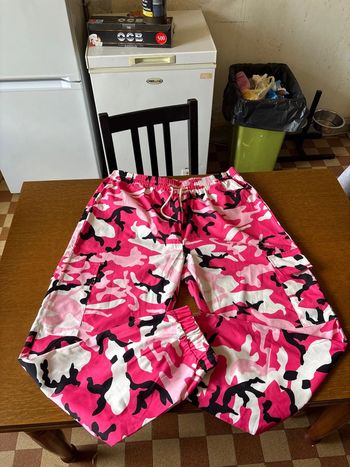 Pantalon militaire rose