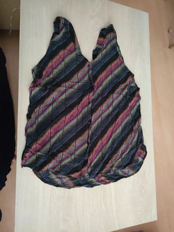 Haut rayé fluide camaïeu 46