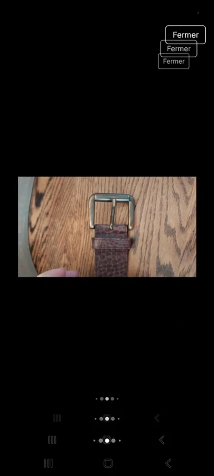 Ceinture Mondi cuir Marron 85cm Germany - photo numéro 7
