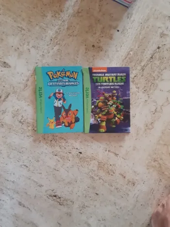 Lot de livres Pokemon + Tortue Ninja