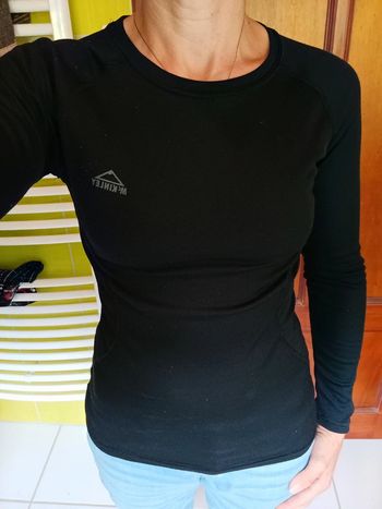 Sous pull de sport femme noir McKinley