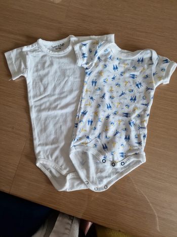 Body tee shirt petit bateau 1 mois 54cm