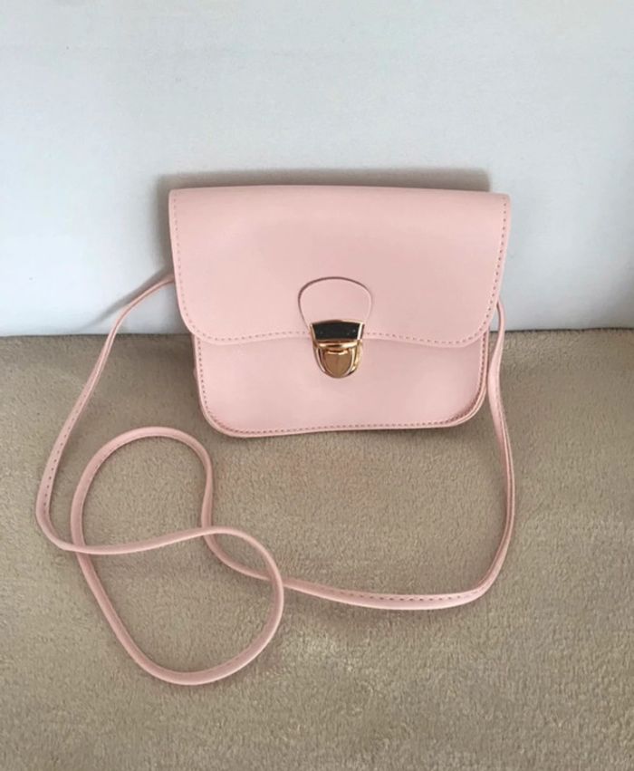 Sac bandoulière rose