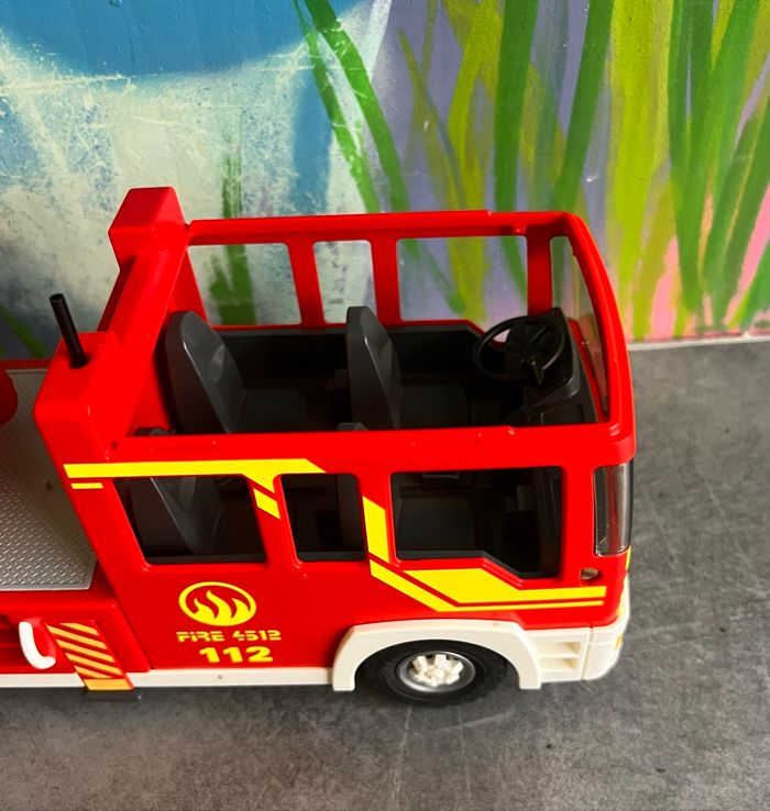 Camion  pompier playmobil  sonore