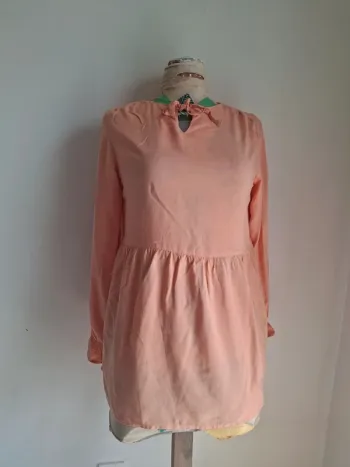 Tunique Kiabi fluide pêche à nouer - taille XS - neuve (petit défaut)