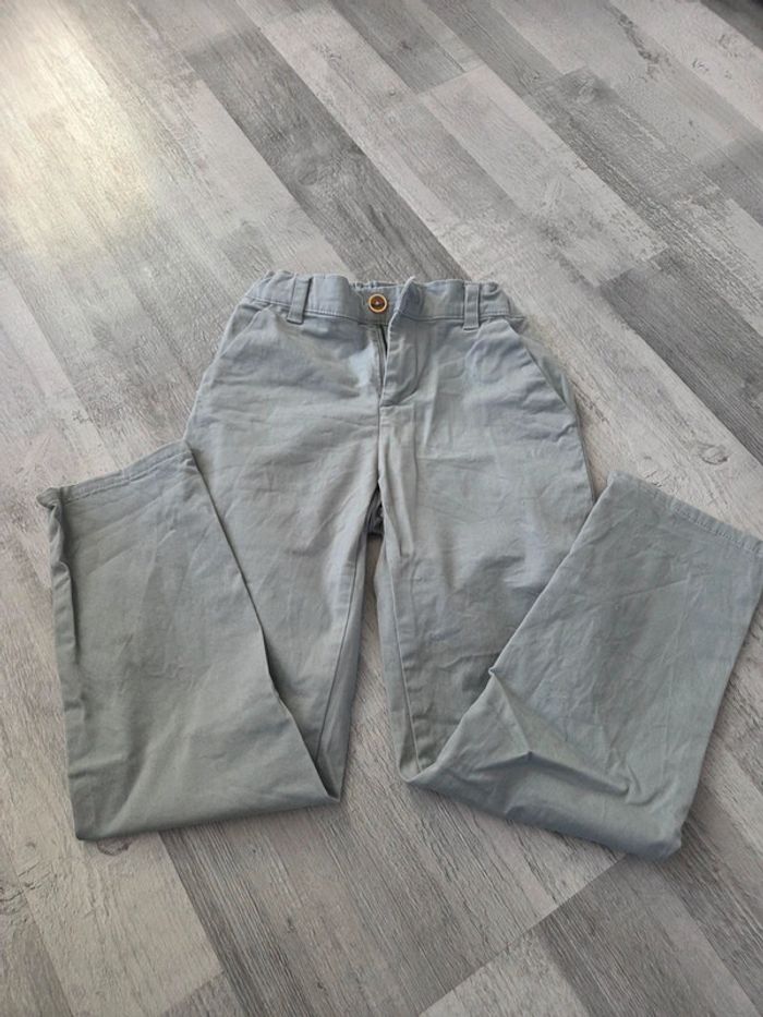 Pantalon habillé vert amande