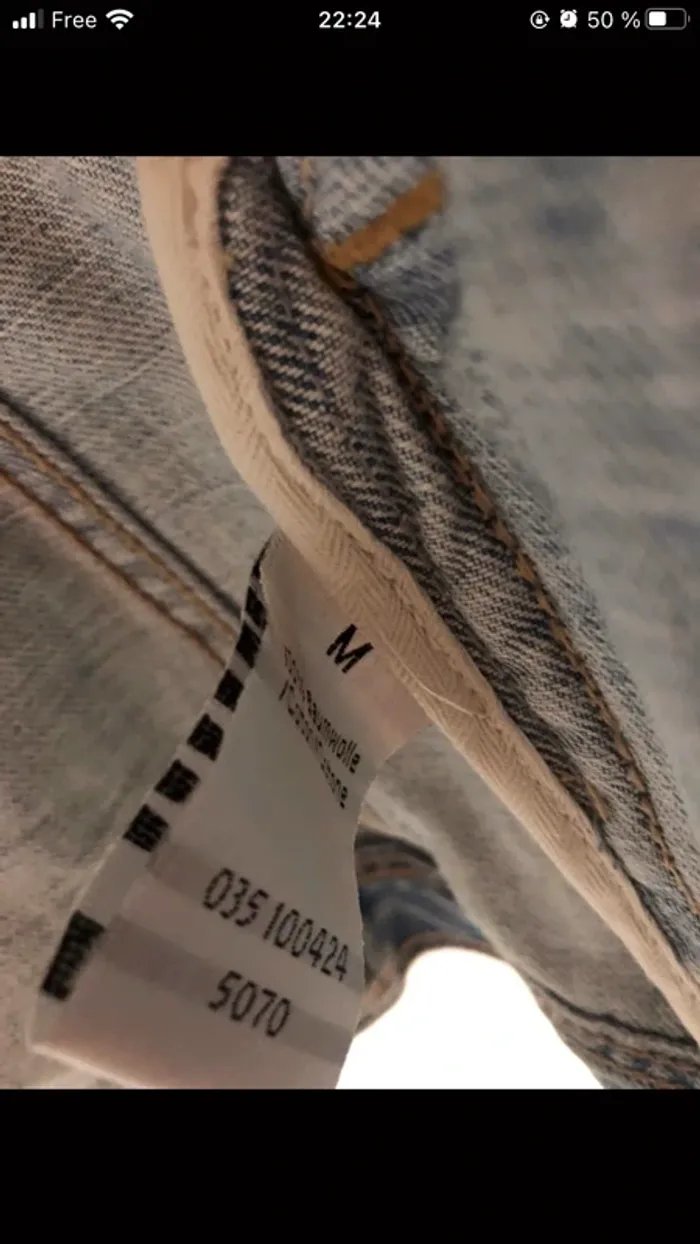 Veste en jean femme (bleu clair), M / 38 / 10 - photo numéro 7