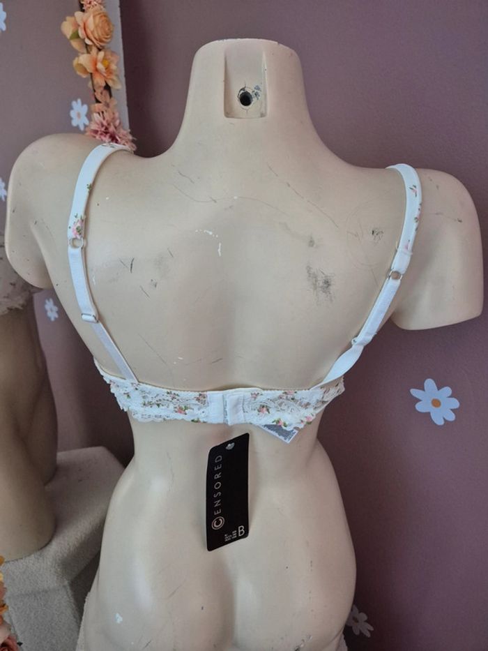 Soutien-gorge 100B fleuri - photo numéro 4