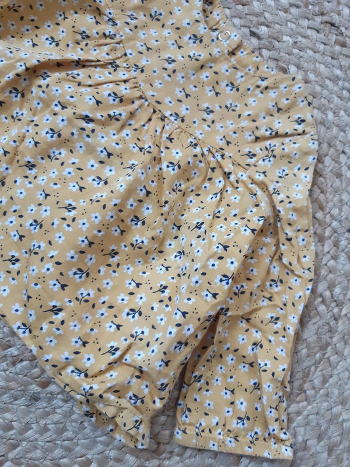 Blouse manches longues fleurs Besties 62 cm - photo numéro 2