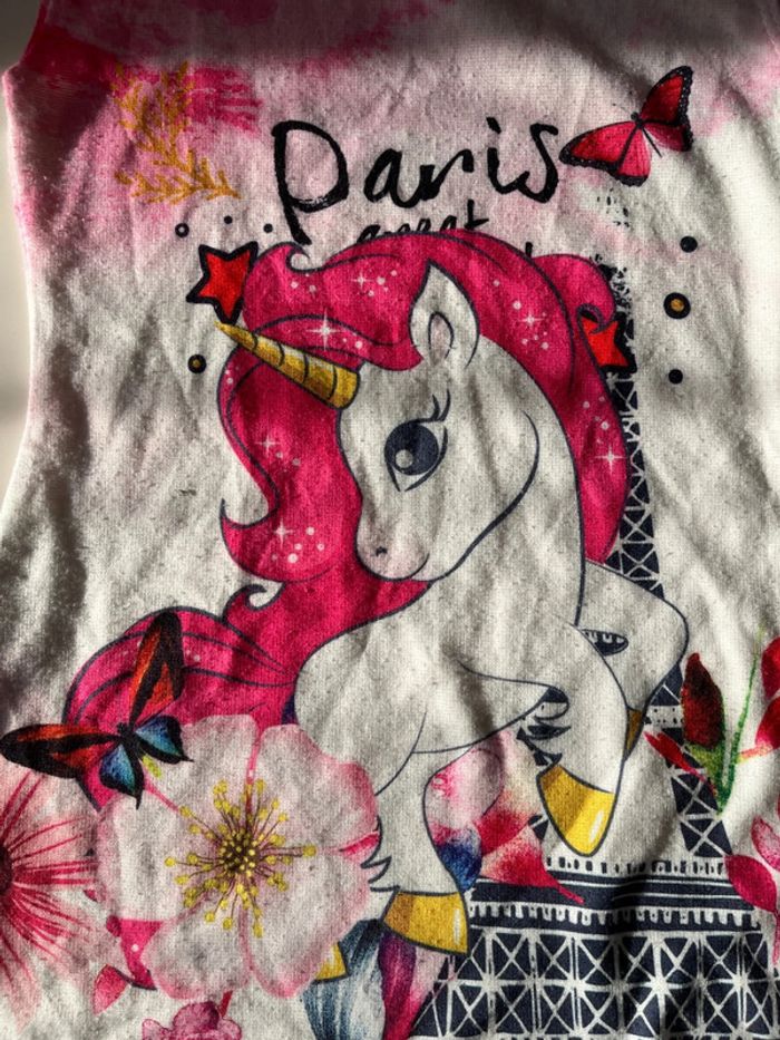 Robe d’été fille licorne - photo numéro 2