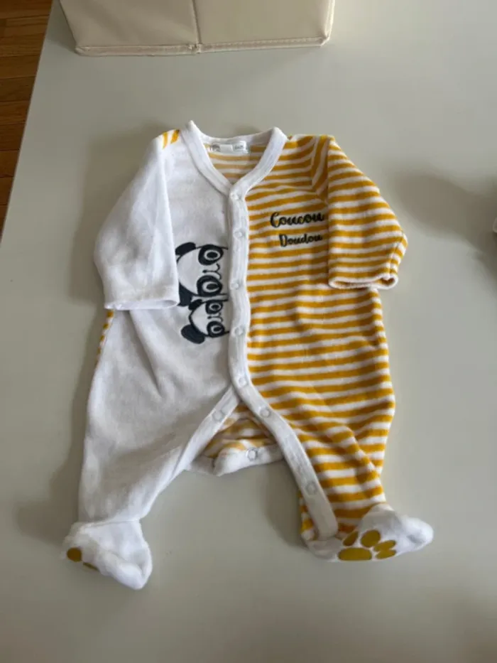 Lot pyjamas bodys naissance - photo numéro 2