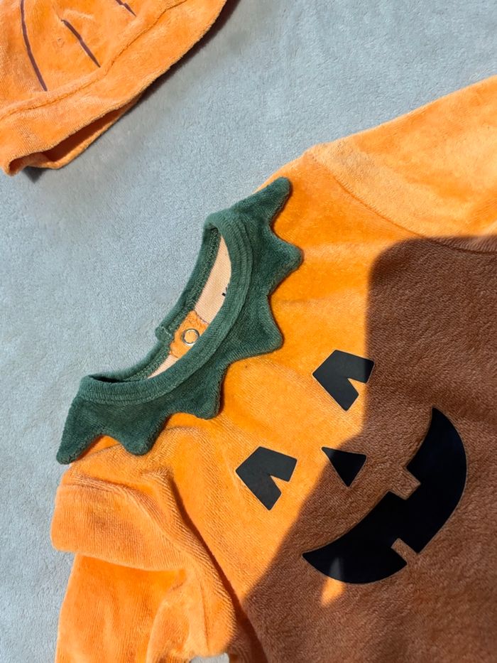 Pyjama citrouille 3 mois - photo numéro 4