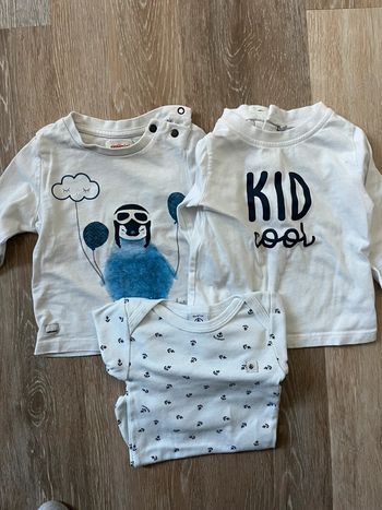 Lot teeshirt manches longues