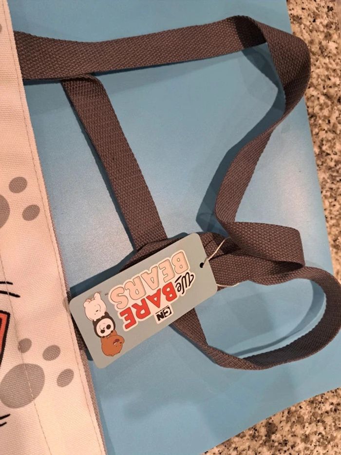 Bare Bears : Tota Bag, Houpettes & Essuie Cheveux - Neuf - photo numéro 5