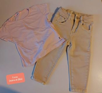 Jean 3 ans mère et fille