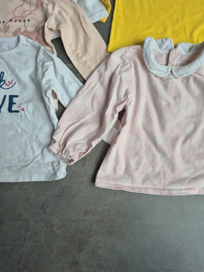 Lot de hauts manches longues 18 mois fille - photo numéro 3